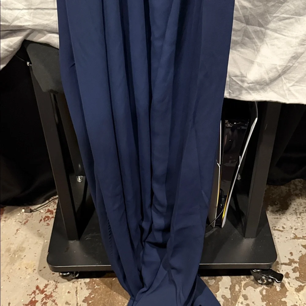 Show Me Your MuMu Off-Shoulder Blue Maxi Dress - Picture 10 of 10